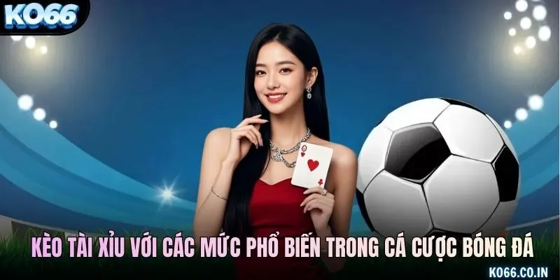 Kèo Tài Xỉu với các mức phổ biến trong cá cược bóng đá